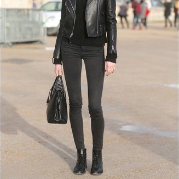 Rag & Bone charcoal legging jean - Picture 2 of 9